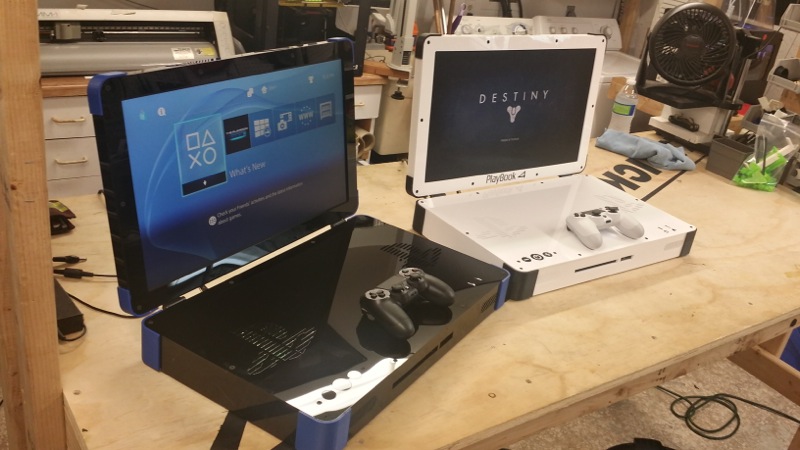 PlayBook 4: engenheiro cria versão portátil do PlayStation 4 por R