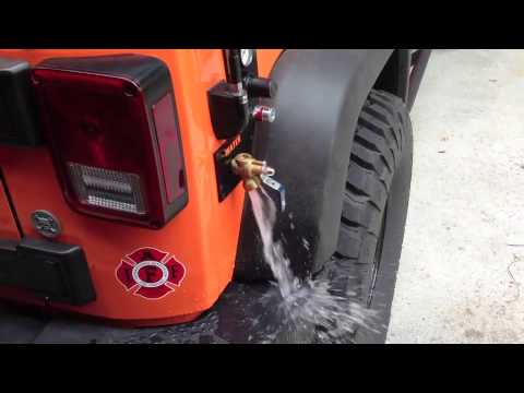 Running Pressurized Water on JEEP Wrangler